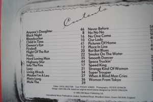 Deep Purple - Best of (ältere Ausgabe) Songbook Notenbuch Vocal Guitar