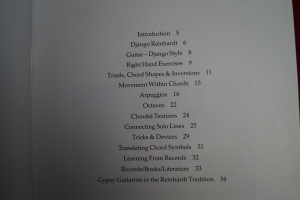 Django Reinhardt - The Guitar Style of Notenbuch Guitar