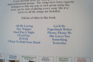 Beatles - Rock Score 1 & 2 Songbooks Notenbücher für Bands (Transcribed Scores)