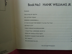 Hank Williams - Hall of Fame Songbook Notenbuch Vocal Guitar