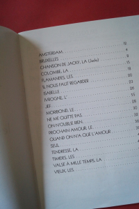 Jacques Brel - Les plus grands Succes Songbook Notenbuch Piano Vocal Guitar PVG