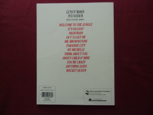 Guns n Roses - Appetite for Destruction (ohne Poster) Songbook Notenbuch Vocal Bass