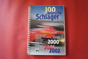 100 Deutsche Schlager 1998-2002 Songbook Notenbuch Vocal Guitar