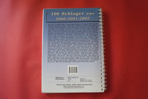 100 Deutsche Schlager 1998-2002 Songbook Notenbuch Vocal Guitar