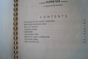 Scorpions - Guitar Superstar Series Songbook Notenbuch Vocal Guitar