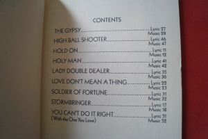 Deep Purple - Stormbringer Songbook Notenbuch Piano Vocal Guitar PVG