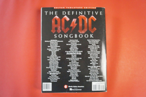 ACDC - The Definitive Songbook (updated) Songbook Notenbuch Vocal Guitar
