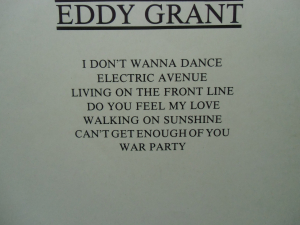 Eddy Grant - I don´t wanna dance (mit Poster)Songbook Notenbuch Piano Vocal Guitar PVG