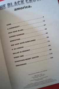 Black Crowes - Amorica Songbook Notenbuch Vocal Guitar