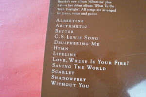 Brooke Fraser - Collection Songbook Notenbuch Piano Vocal Guitar PVG