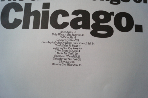 Chicago - The Great Songs of Songbook Notenbuch Piano Vocal Guitar PVG