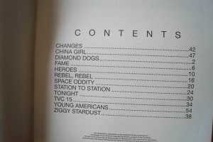 David Bowie - Best of for Guitar Songbook Notenbuch Vocal Guitar