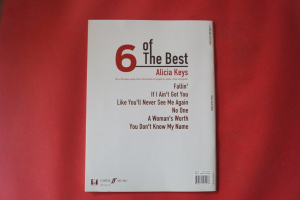 Alicia Keys - 6 of the Best Songbook Notenbuch Piano Vocal Guitar PVG