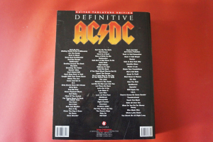 ACDC - The Definitive Songbook Songbook Notenbuch Vocal Guitar