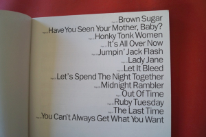 Rolling Stones - The Great Songs of (neuere Ausgabe) Songbook Notenbuch Piano Vocal Guitar PVG