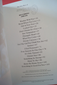 Crowded House - The Very Best of Songbook Notenbuch Piano Vocal Guitar PVG