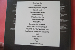 David Bowie - The Next Day Songbook Notenbuch Piano Vocal Guitar PVG