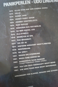 Udo Lindenberg - Panikperlen Songbook Notenbuch Piano Vocal Guitar PVG