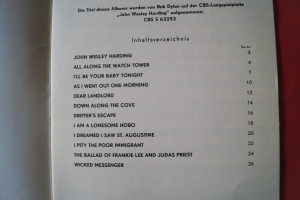 Bob Dylan - John Wesley Harding Songbook Notenbuch Piano Vocal Guitar PVG