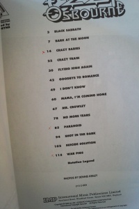 Ozzy Osbourne - The Best of Songbook Notenbuch Vocal Guitar