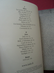 Indochine - Alice & June Songbook Notenbuch Piano Vocal Guitar PVG