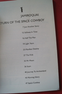 Jamiroquai - Return of the Space Cowboy Songbook Notenbuch Vocal Guitar