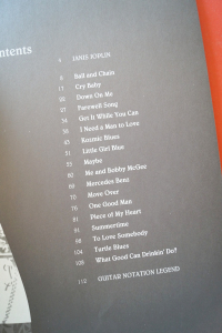 Janis Joplin - Best of Songbook Notenbuch Vocal Guitar