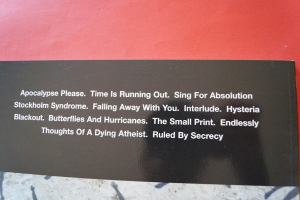 Muse - Absolution Songbook Notenbuch Vocal Guitar