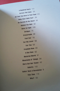 Tracy Chapman - The Songs of Songbook Notenbuch Piano Vocal Guitar PVG