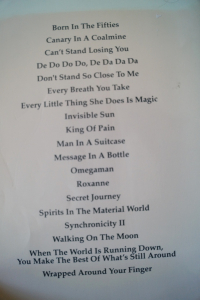 Police - The Best of Songbook Notenbuch Vocal Bass