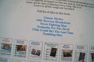 Rolling Stones - Rock Score 1 & 2 Songbooks Notenbücher für Bands (Transcribed Scores)