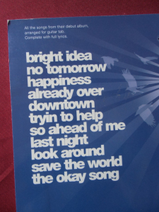 Orson - Bright Idea Songbook Notenbuch Vocal Guitar