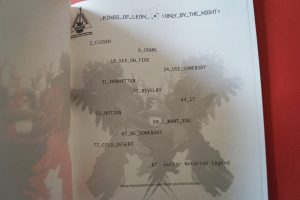 Kings of Leon - Only by the Night Songbook Notenbuch Vocal Guitar