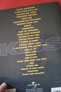 Kiss - Best of Songbook Notenbuch Vocal Guitar