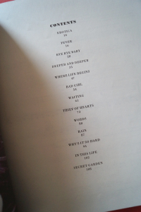 Madonna - Erotica Songbook Notenbuch Piano Vocal Guitar PVG