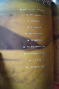 Mariah Carey - Emotions Songbook Notenbuch Piano Vocal Guitar PVG