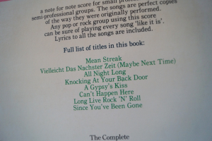 Ritchie Blackmore - Rock Score Songbook Notenbuch für Bands (Transcribed Scores)