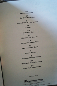 Rod Stewart - Vagabond Heart Songbook Notenbuch Piano Vocal Guitar PVG