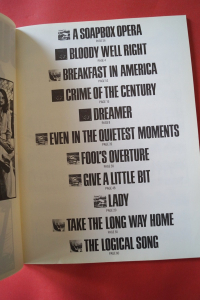 Supertramp - 1974-1980 Songbook Notenbuch Piano Vocal Guitar PVG