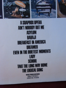 Supertramp - 1974-1980 Songbook Notenbuch Vocal Easy Guitar