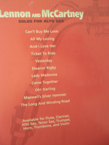 John Lennon & Paul McCartney - Solos for Alto Sax (mit CD) Notenbuch Alto Sax