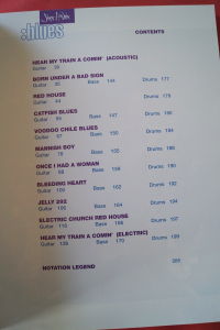 Jimi Hendrix - Blues Songbook Notenbuch für Bands (Transcribed Scores)