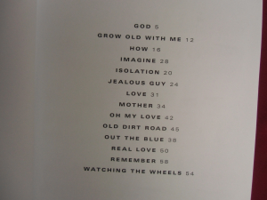 John Lennon - Note for Note Songbook Notenbuch Piano Vocal Guitar PVG