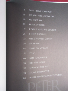 Peter Frampton - Best of Songbook Notenbuch Piano Vocal Guitar PVG