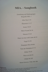 Mia - Best of Songbook Notenbuch Vocal Keyboard