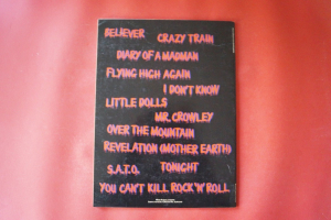 Ozzy Osbourne - Songbook (ältere Ausgabe) Songbook Notenbuch Vocal Guitar