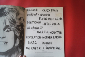 Ozzy Osbourne - Songbook (ältere Ausgabe) Songbook Notenbuch Vocal Guitar