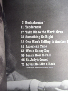 Paul Simon - There goes Rhymin Simon Songbook Notenbuch Piano Vocal Guitar PVG