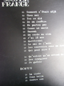 Rose - Les Souvenirs sous ma Frange Songbook Notenbuch Piano Vocal Guitar PVG