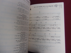 Rose - Les Souvenirs sous ma Frange Songbook Notenbuch Piano Vocal Guitar PVG